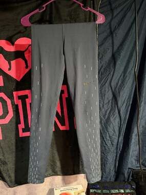 Nike Epic Lux Flash Reflective Running Tights Grey
